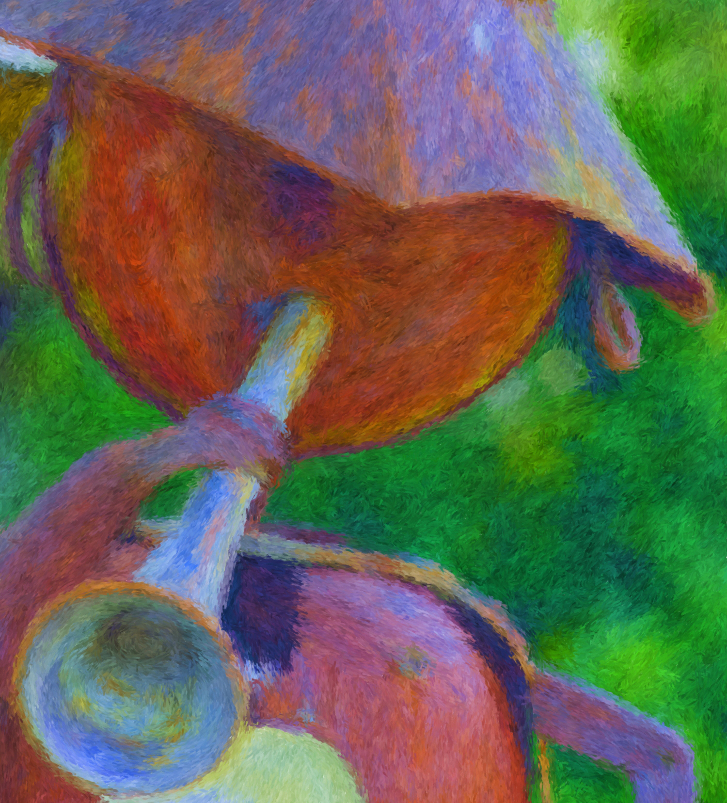 Original Art by Laurie Dana, The Hornblower